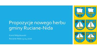 Ogłoszenie – konsultacje społeczne w sprawie przyjęcia przez Gminę Ruciane-Nida herbu i flagi