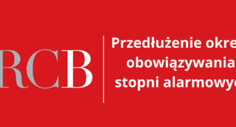 Przedłużenie obowiązywania stopni alarmowych